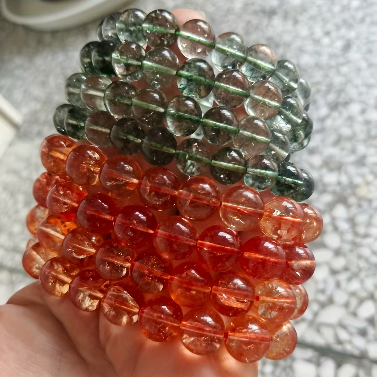 Couples' Natural Crystal Explosion Bracelet, Fashionable Gift
